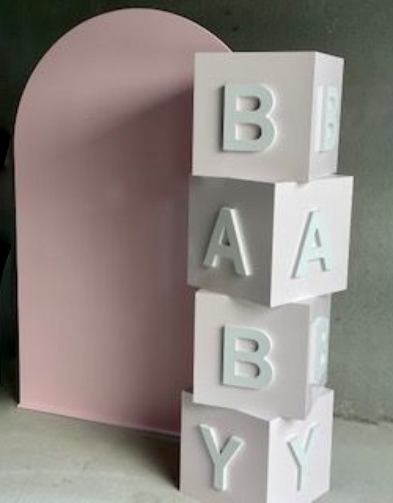 pink baby blocks
