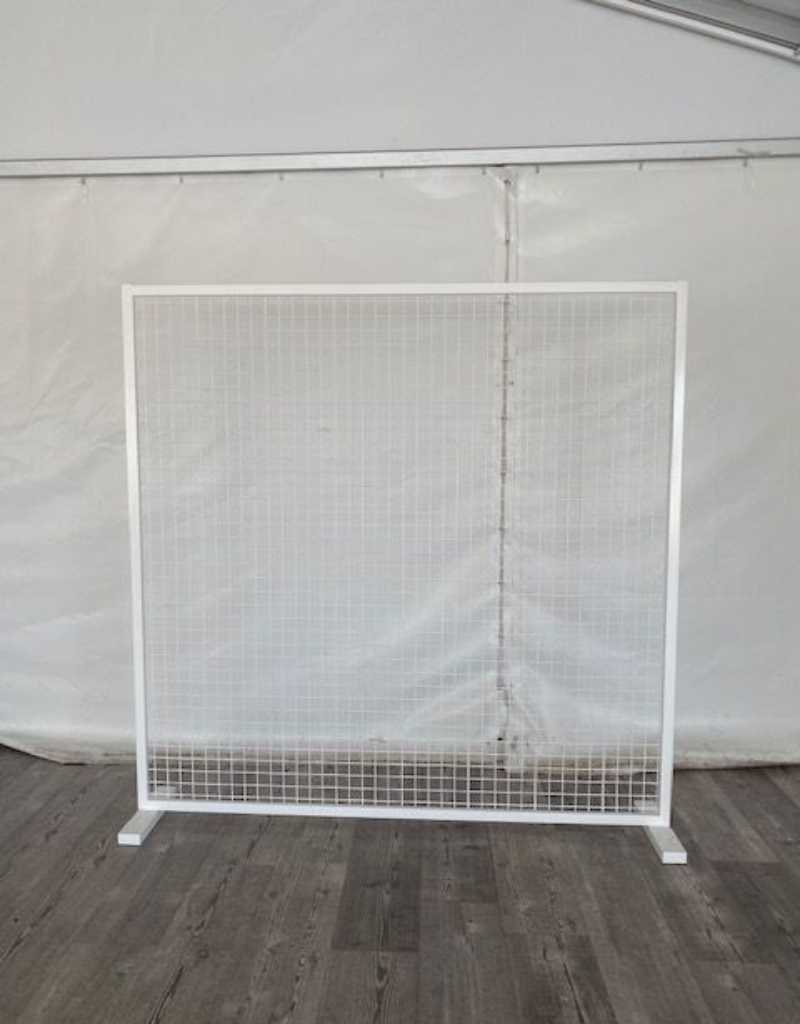 Square Mesh Backdrop White 2m for Hire in Newcastle NSW