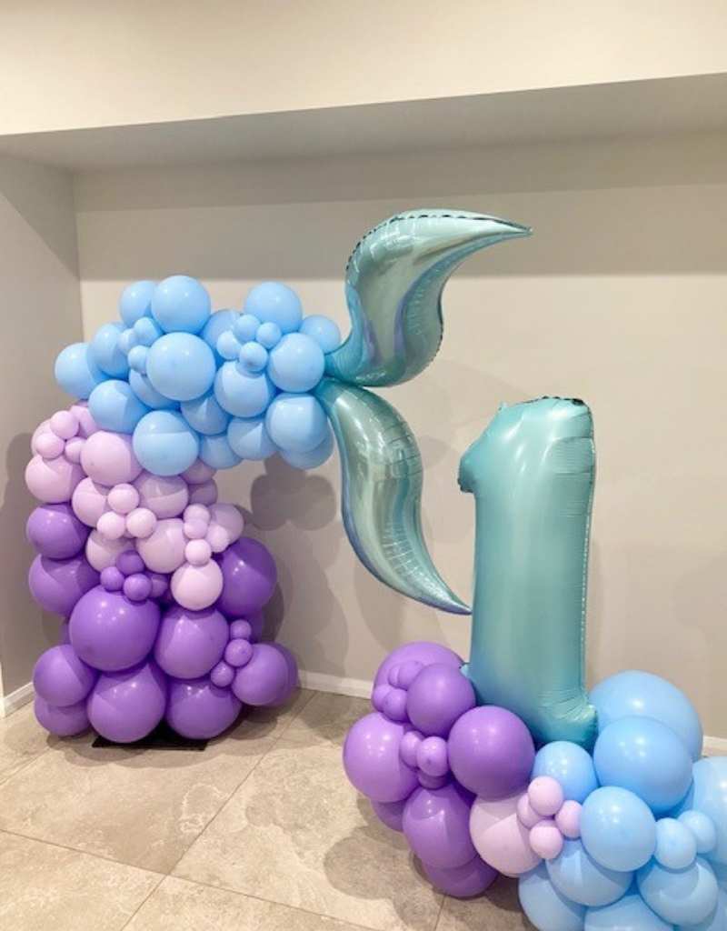 Mermaid Tail Balloons for Party Hire in Newcastle NSW